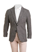 Sartorio Houndstooth Virgin Wool-Silk-Cotton Sport Jacket