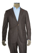 Isaia Pinstriped Wool Suit